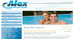 Desktop Screenshot of alexrecreation.com